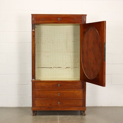 Cabinet Empire Noyer Italie XIX Siècle