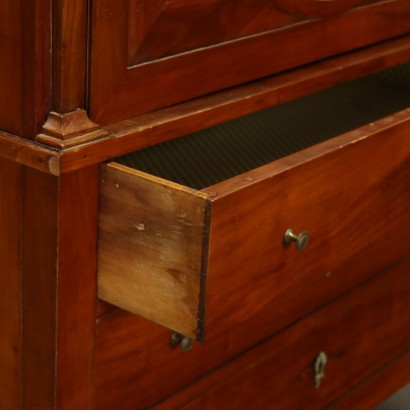 Cabinet Empire Noyer Italie XIX Siècle