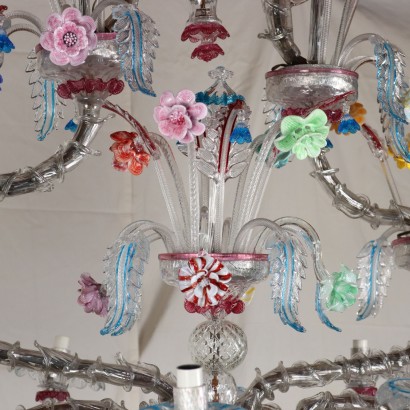 Lustre Murano Verre Italie XX Siècle