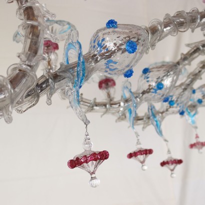 Lustre Murano Verre Italie XX Siècle