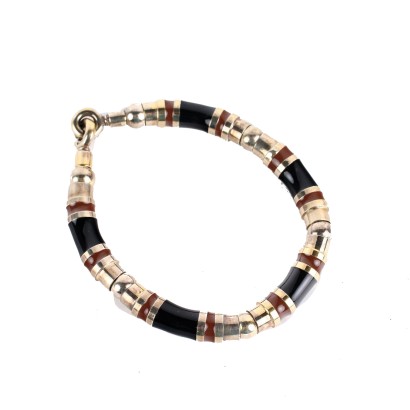 Bracelet Argent Italie Années 1980