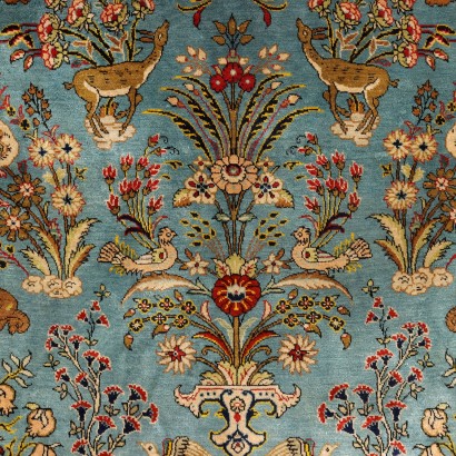 antiquariato, tappeto, antiquariato tappeti, tappeto antico, tappeto di antiquariato, tappeto neoclassico, tappeto del 900,Tappeto Kum - Iran