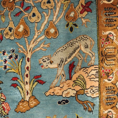 antiquariato, tappeto, antiquariato tappeti, tappeto antico, tappeto di antiquariato, tappeto neoclassico, tappeto del 900,Tappeto Kum - Iran