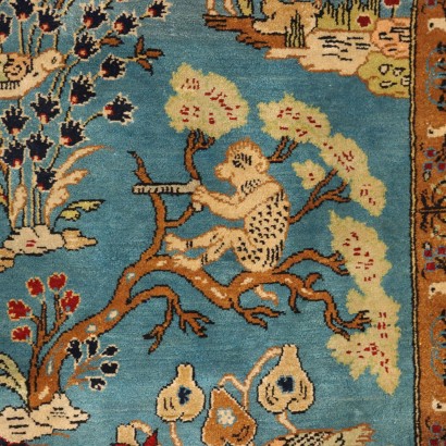 antiquariato, tappeto, antiquariato tappeti, tappeto antico, tappeto di antiquariato, tappeto neoclassico, tappeto del 900,Tappeto Kum - Iran