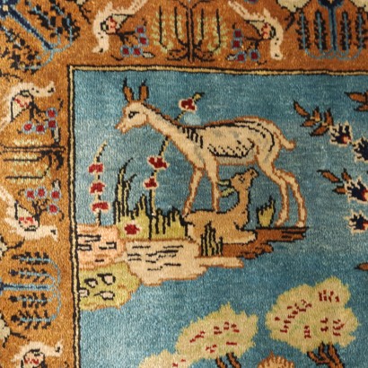 antiquariato, tappeto, antiquariato tappeti, tappeto antico, tappeto di antiquariato, tappeto neoclassico, tappeto del 900,Tappeto Kum - Iran