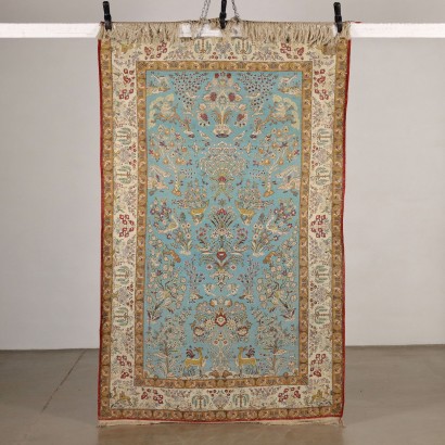 antiquariato, tappeto, antiquariato tappeti, tappeto antico, tappeto di antiquariato, tappeto neoclassico, tappeto del 900,Tappeto Kum - Iran