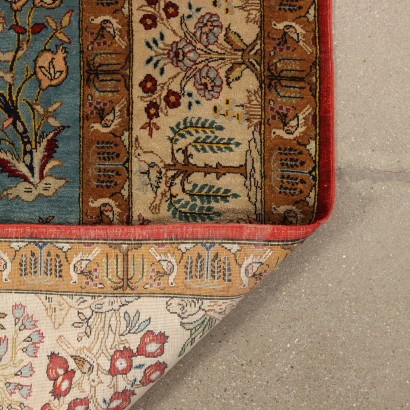 antiquariato, tappeto, antiquariato tappeti, tappeto antico, tappeto di antiquariato, tappeto neoclassico, tappeto del 900,Tappeto Kum - Iran