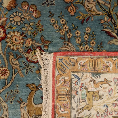 antiquariato, tappeto, antiquariato tappeti, tappeto antico, tappeto di antiquariato, tappeto neoclassico, tappeto del 900,Tappeto Kum - Iran