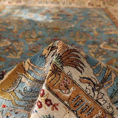 antiquariato, tappeto, antiquariato tappeti, tappeto antico, tappeto di antiquariato, tappeto neoclassico, tappeto del 900,Tappeto Kum - Iran