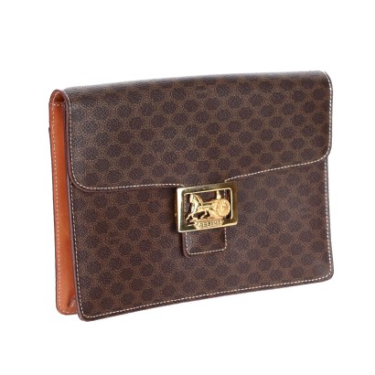 Pochette Vintage Celine Cuir France Années 1980-1990