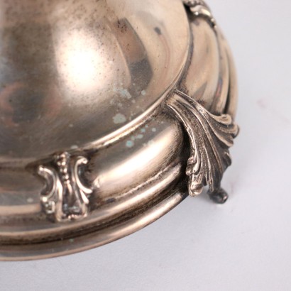 antiquariato, oggettistica, antiquariato oggettistica, oggettistica antica, oggettistica antica italiana, oggettistica di antiquariato, oggettistica neoclassico, oggettistica del 800,Lampada in Argento Gabrielli Milano