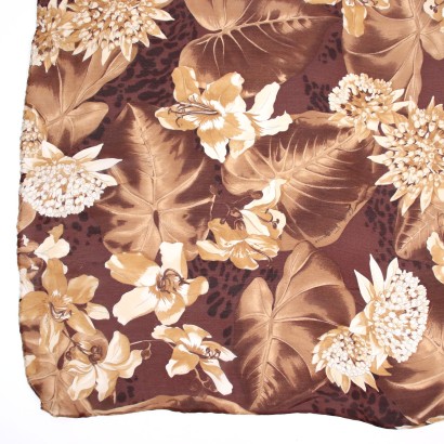 moda vintage, foulard ferragamo, sciarpa ferragamo, abbigliamento vintage,Sciarpa in Seta Ferragamo Vintage