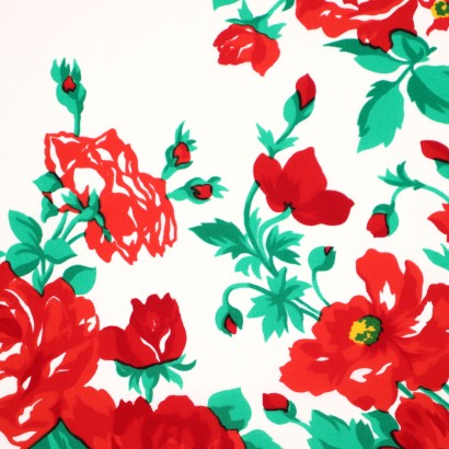 Foulard Vintage YSL Soie France Années 1980