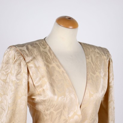 Vintage Ungaro Suit Silk Size 8 France 1980s