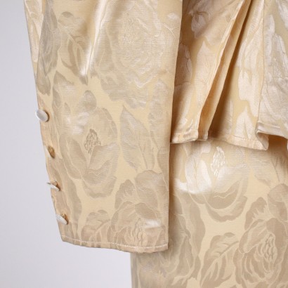 Vintage Ungaro Suit Silk Size 8 France 1980s