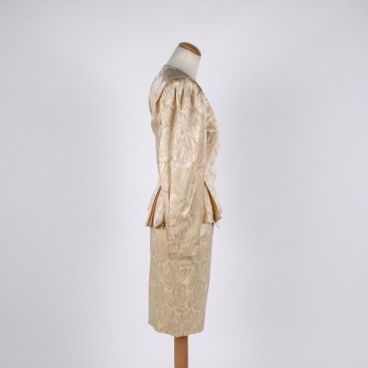 Vintage Ungaro Suit Silk Size 8 France 1980s