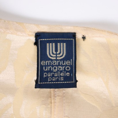 Vintage Ungaro Suit Silk Size 8 France 1980s
