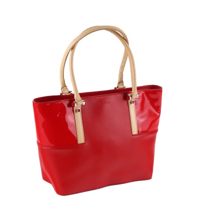 Borsa Rossa e Beige Furla