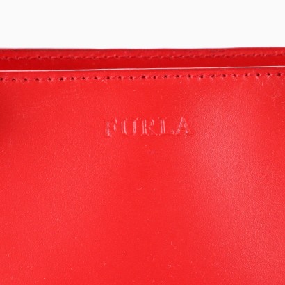 Borsa Rossa e Beige Furla ,Borsa Rossa e Beige Furla