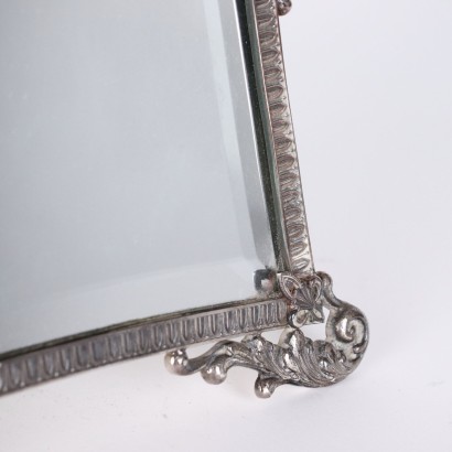 antiquariato, oggettistica, antiquariato oggettistica, oggettistica antica, oggettistica antica italiana, oggettistica di antiquariato, oggettistica neoclassico, oggettistica del 800,Specchio da Tavolo con Cornice in Arge