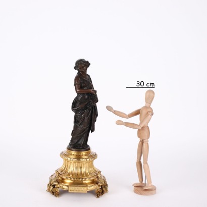 antiquariato, lampada da terra, antiquariato lampade da terra, lampada da terra antica, lampada da terra antica italiana, lampada da terra di antiquariato, lampada da terra neoclassico, lampada da terra del 800,Statua in Bronzo Moreau