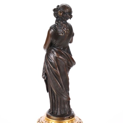 antiquariato, lampada da terra, antiquariato lampade da terra, lampada da terra antica, lampada da terra antica italiana, lampada da terra di antiquariato, lampada da terra neoclassico, lampada da terra del 800,Statua in Bronzo Moreau
