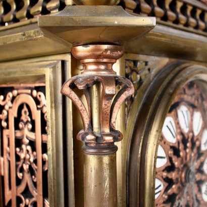 antiquariato, orologio, antiquariato orologio, orologio antico, orologio antico italiano, orologio di antiquariato, orologio neoclassico, orologio del 800, orologio a pendolo, orologio da parete,Trittico Orologio