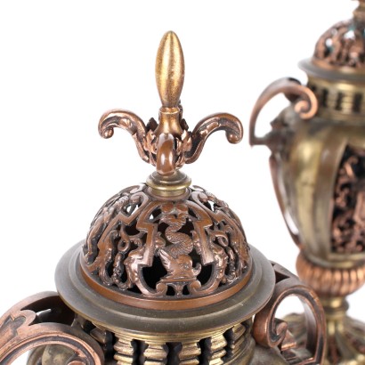 antiquariato, orologio, antiquariato orologio, orologio antico, orologio antico italiano, orologio di antiquariato, orologio neoclassico, orologio del 800, orologio a pendolo, orologio da parete,Trittico Orologio