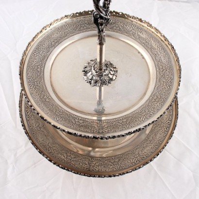 antiquariato, oggettistica, antiquariato oggettistica, oggettistica antica, oggettistica antica italiana, oggettistica di antiquariato, oggettistica neoclassico, oggettistica del 800,Alzatina Porta Frutta in Argento Fratell