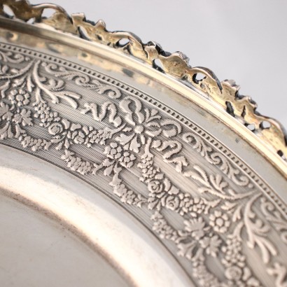 antiquariato, oggettistica, antiquariato oggettistica, oggettistica antica, oggettistica antica italiana, oggettistica di antiquariato, oggettistica neoclassico, oggettistica del 800,Alzatina Porta Frutta in Argento Fratell
