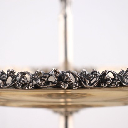 antiquariato, oggettistica, antiquariato oggettistica, oggettistica antica, oggettistica antica italiana, oggettistica di antiquariato, oggettistica neoclassico, oggettistica del 800,Alzatina Porta Frutta in Argento Fratell