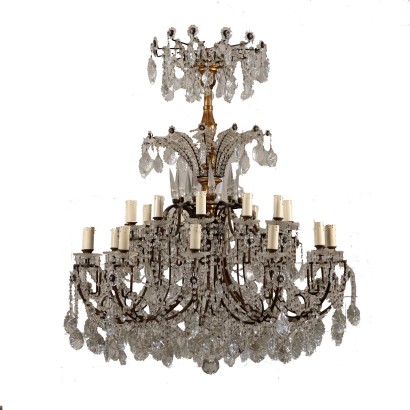 Grande Lampadario in Cristallo