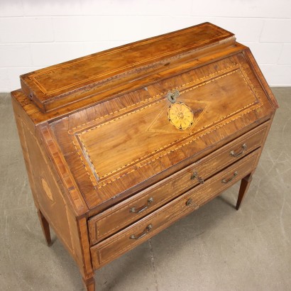 antiquariato, ribalta, antiquariato ribalte, ribalta antica, ribalta antica italiana, ribalta di antiquariato, ribalta neoclassica, ribalta del 800,Ribalta Neoclassica in Noce