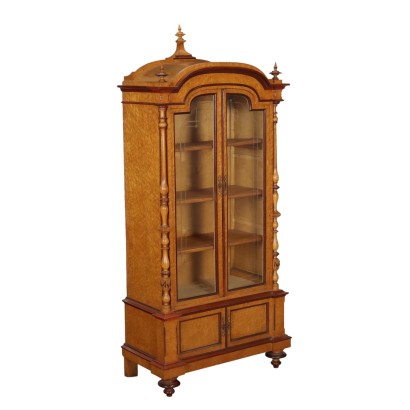 Vitrine Umbertine Merisier Italie XIX Siècle
