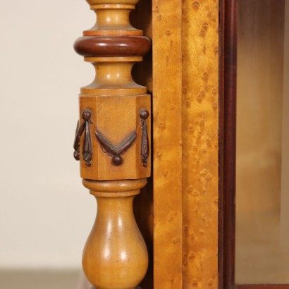Vitrine Umbertine Merisier Italie XIX Siècle
