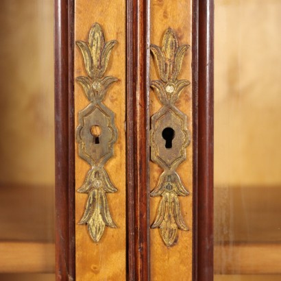 Vitrine Umbertine Merisier Italie XIX Siècle