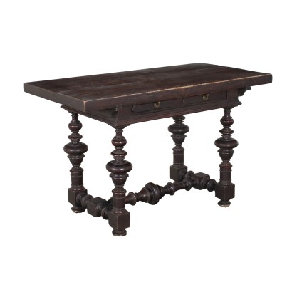 Baroque Table Walnut Italy XVIII Century