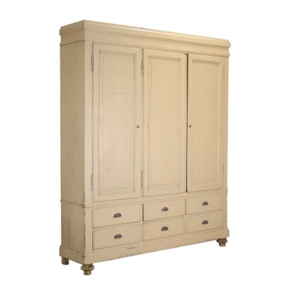 Kleiderschrank Holz Italien XIX Jhd