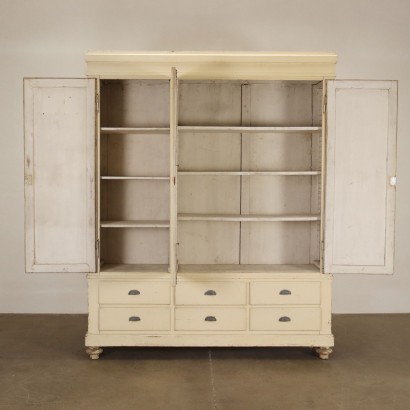 Kleiderschrank Holz Italien XIX Jhd