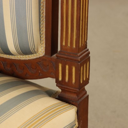 Group of 7 Neo-Renaissance Chairs Walnut Italy XIX Century