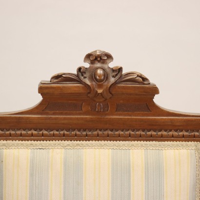 Group of 7 Neo-Renaissance Chairs Walnut Italy XIX Century