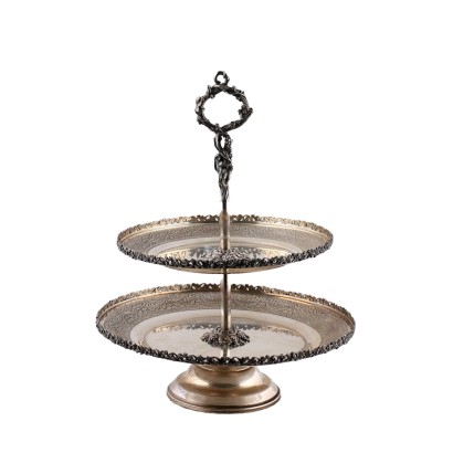 antiquariato, oggettistica, antiquariato oggettistica, oggettistica antica, oggettistica antica italiana, oggettistica di antiquariato, oggettistica neoclassico, oggettistica del 800,Alzatina Porta Frutta in Argento Fratell