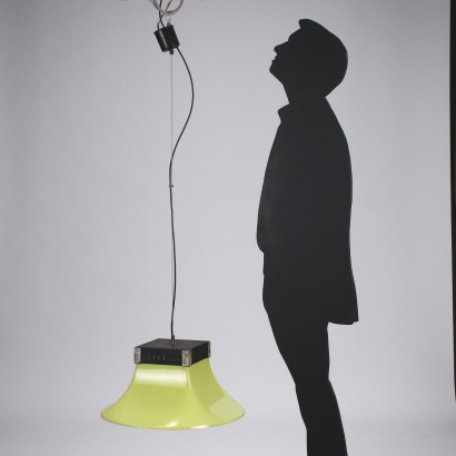 Ceiling Lamp Metachrylate Italy 1960s