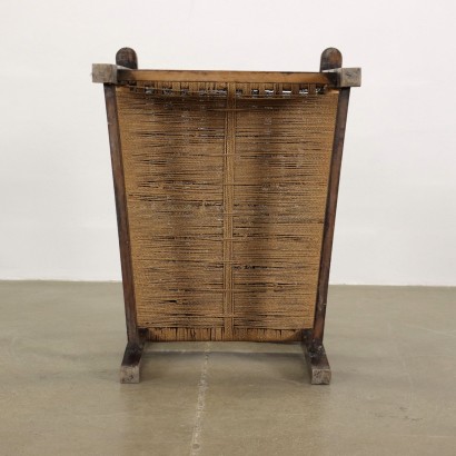 Paire de Chaises Trônes Bois Italie Années 1930-1940