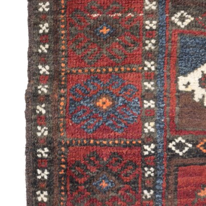 Beluchi Carpet Wool Big Knot Iran 1950s-1960s