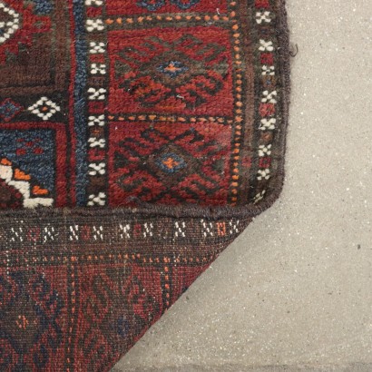 Beluchi Carpet Wool Big Knot Iran 1950s-1960s