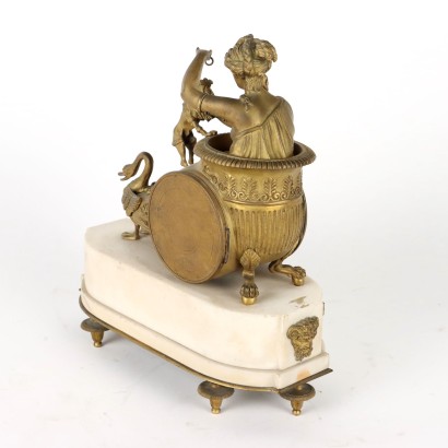 Triptych Clock Bronze France XIX Century