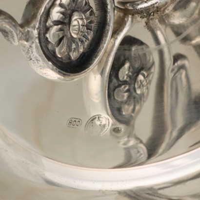 Backsplash Silver Messulam Man. Italy XX Century