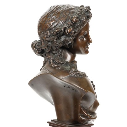 Rodier Tischuhr Bronze Frankreich XIX Jhd