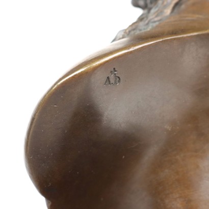 Rodier Tischuhr Bronze Frankreich XIX Jhd
